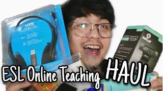 ESL Online Teaching Haul + Equipment for ESL Online Teachers | Teacher Donar