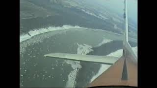 Cessna 150 Touch and Gos in Fort Leavenworth 1999 - Vintage Footage