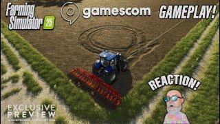 9+ Minutes of NEW Farming Simulator 25 GAMEPLAY! (Exclusive Preview from Gamescom)