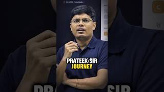 Prateek Sir IIT JEE Story by Saransh Sir ️| IIT Motivation  #shorts #esaral #iit #jee