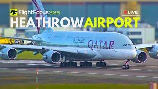 Heathrow Airport Live -WINDY Monday 23rd June 2025