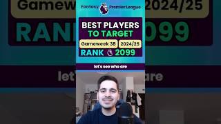 FPL BEST PICKS GW 38 | Fantasy Premier League Tips 2024/25 #fpl #gw38  #fantasypremierleague