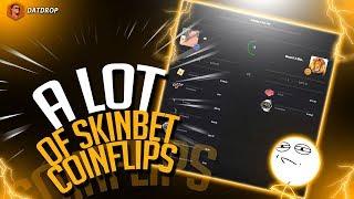 A LOT OF SKINBET COINFLIPS!