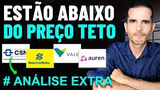 5 AÇÕES PARA OUTUBRO - ANÁLISE CMIN3 E AÇÕES ABAIXO DO PREÇO TETO - BBAS3, AURE3, BBSE3, VALE3