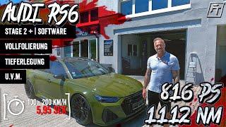 Audi RS6 Tuning | Stage 2+ | 800 PS & 1112 NM | Vollfolierung | FastTuning