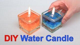 DIY Beautiful Water Candle