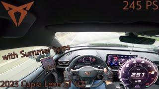 POV Testdrive Autobahn Cupra Leon ST 2.0 TSI VZ I mit Sommerreifen I Beschleunigung & Topspeed