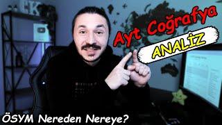 Ayt Coğrafya-1 Coğrafya-2 Konu, Soru Dağılımı  ÖSYM NEREDEN NEREYE