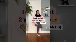 I QUIT ballet, but ballet will never leave you! Dance Challenge 🩰 #ballet #ballerina #balletdancer