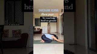 Shashank asana - Hare pose