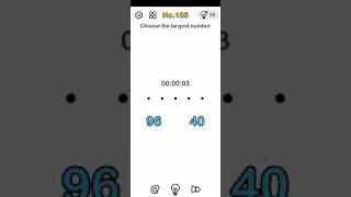 Brain Out Level 185 | Choose the largest number | Brain Out Game Solution Level 185