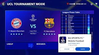 UCL TOURNAMENT MODE IS FINALLY HERE IN FC MOBILE!  HUGE FC MOBILE UPDATE  UPDATE NOW TO PLAY 