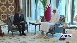 Blinken in Doha - meets the Amir of the State of Qatar Sheikh Tamim bin Hamad Al Thani (10-24-2024)