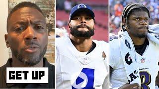 GET UP | Dak will prove he's than Lamar! - Ryan Clark: Cowboys CANNOT be soft this Sunday vs. Ravens