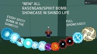 *NEW* Every Spirit Bomb/Rasengan Showcase In Shindo Life