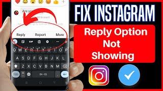 Instagram swipe reply not showing (2023) | Instagram reply option not showing