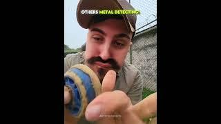 Others crazy metal detector finds Vs This guy ️