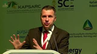 Eng. Konstantin Petrov speaks at the Saudi Electricity Forum 2017