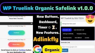 ️ Wp Safelink- Wp Truelink v1.1.0 Safelink for Wordpress with Adlinkfly | New Safelink Adlinkfly 