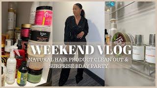 VLOG | REORGANIZING MY NATURAL PRODUCT STASH, SURPRISE BIRTHDAY & MORE! | ZENESE ASHLEY