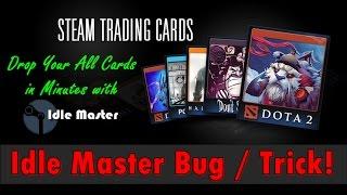 Drop Your All Steam Cards in Minutes! (Idle Master Method)