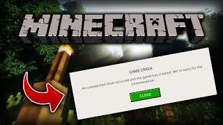 Minecraft 1.13 Crashing on Startup FIX | How to fix Minecraft Crash on Startup?! 