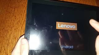 Lenovo Tab 4 TB-X304L hard reset сброс настроек графический ключ пароль зависает тормозит висит