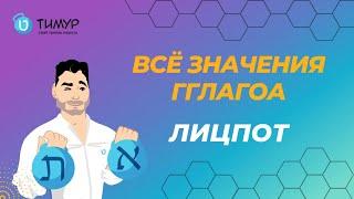 Все значения глагола לצפות - лицпОт | Тимур Мильгром