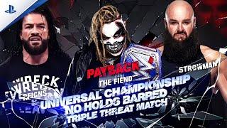 FULL MATCH — Roman Reigns vs. The “Fiend" Bray Wyatt vs. Braun Strowman  : PAYBACK 2020