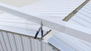 VersaTube Summit Steel Garage Eave and Gable Trim Animated Overview