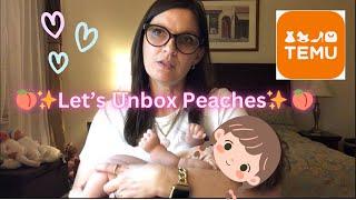 Temu Haul Baby Peaches Box Opening Reborn Doll