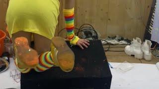 Reviewing toy with paint inside it crushed 