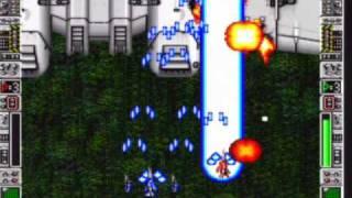 Strike Gunner S.T.G Game Sample - SNES/SFC