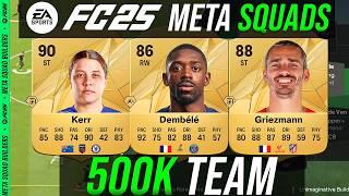 BEST META 500k HYBRID TEAM SQUAD BUILDER TO GET RANK 1 & GET MORE WINS (FOR 442 TACTICS) - EA FC 25