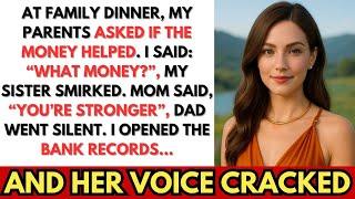 At Family Dinner, My Parents Asked If The Money Helped. I Said: “What Money?”—Then Looked At Sister