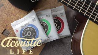 Are Martin's Authentic Acoustic Strings Better??? (AT81)