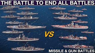 All US Warships vs All Soviet Warships: Missile & Gun Battles | Sea Power