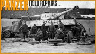 WWII German Panzer Field Repair Footage.