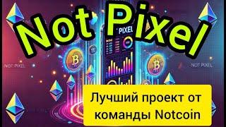 Как играть в Not Pixel. Мини приложение от создателей Notcoin