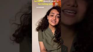 Enchanting Melodies: Sai Smriti's  Chuttamalle ️ Cover 25sec #Chuttamalle #SaiSmriti #MusicReel"