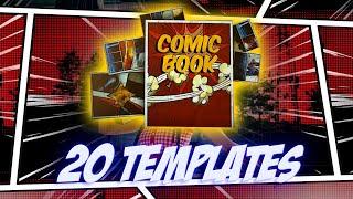 PACK 20 TEMPLATE EDITÁVEL COMIC QUADRINHOS EM AFTER EEFETCS, COMIC CARTOON NO MERCADO LIVRE