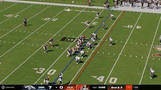 Madden NFL 25 | Denver Broncos vs Cleveland Browns | Round 13 | Gameplay PS5