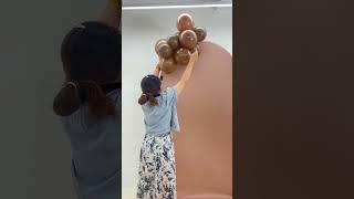order backdrops with me #balloongarland #balloons #diy #tutorial #backdrop