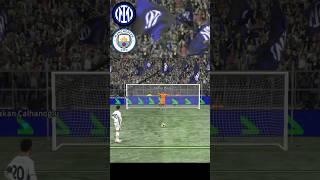 Inter Milan vs Manchester City Penalty Shootout | eFootball penalty shootout | #efootball #shorts