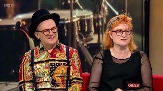 Eddi Reader, Mark E Nevin (Fairground Attraction Members) On BBC Breakfast [26.03.2024]