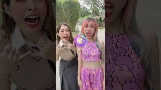 Sở Hở Là 2 Bà Cute Couple Linh Barbie & Tường Vy | Couple LV #shorts