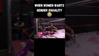 When She wants gender equality 