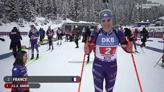 Biathlon World Cup 24-25, Race 15, Relay Women, Hochfilzen, Austria