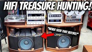 I FOUND A SECRET GARAGE FULL OF VINTAGE HIFI!