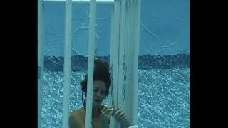 Caged Girl Underwater Failed Escape